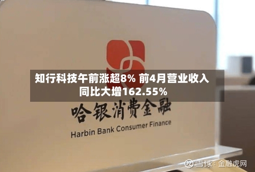知行科技午前涨超8% 前4月营业收入同比大增162.55%