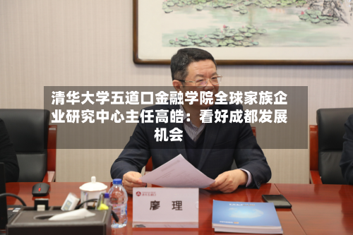 清华大学五道口金融学院全球家族企业研究中心主任高皓:看好成都发展机会-第2张图片