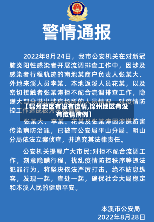 【锦州地区有没有疫情,锦州地区有没有疫情病例】-第3张图片