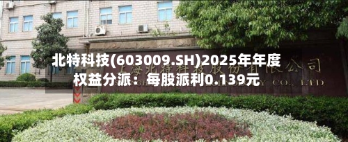 北特科技(603009.SH)2025年年度权益分派：每股派利0.139元-第2张图片