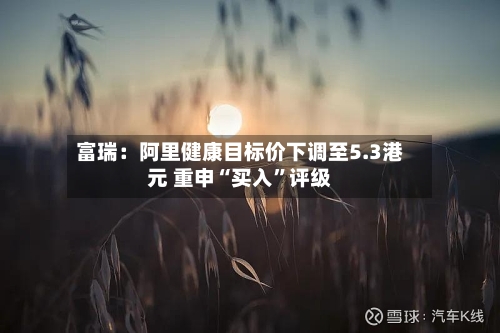 富瑞：阿里健康目标价下调至5.3港元 重申“买入	”评级-第1张图片