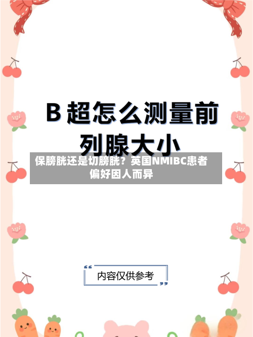 保膀胱还是切膀胱?英国NMIBC患者偏好因人而异