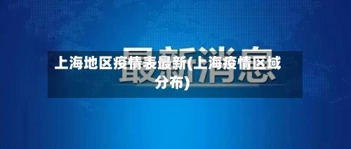 上海地区疫情表最新(上海疫情区域分布)