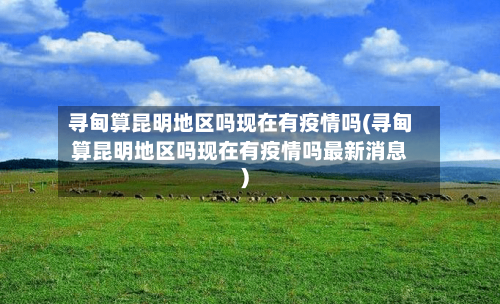 寻甸算昆明地区吗现在有疫情吗(寻甸算昆明地区吗现在有疫情吗最新消息)-第2张图片